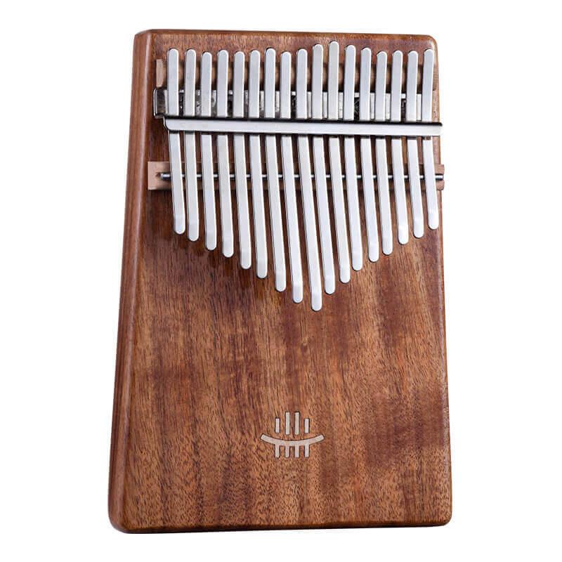 MiSoundofNature 17 Key Flat Board Kalimba Thumb Piano, Acacia Single Board C Tone Kalimba Instrument - MiSoundofNature