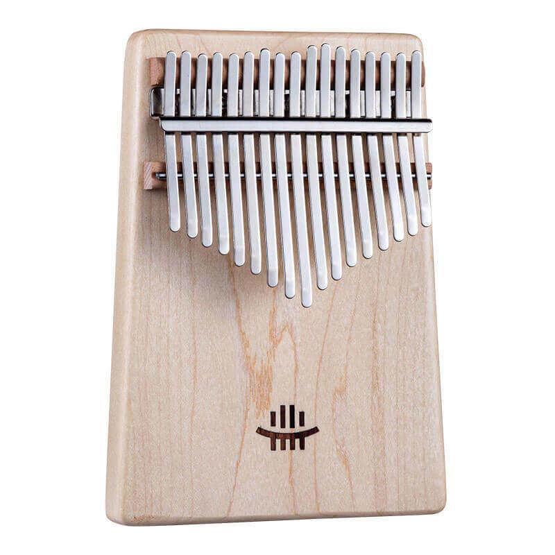 MiSoundofNature 17 Key Flat Board Kalimba Thumb Piano, Maple Single Board C Tone Kalimba Instrument - MiSoundofNature