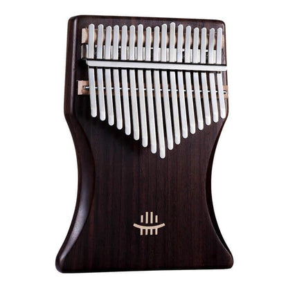 MiSoundofNature 17 Key Flat Board Kalimba Thumb Piano, Rosewood Cup Plate Single Board C Tone Kalimba Instrument - MiSoundofNature