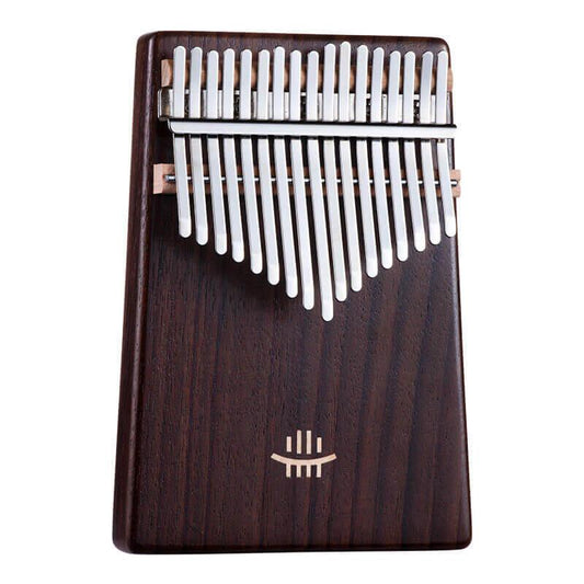 MiSoundofNature 17 Key Flat Board Kalimba Thumb Piano, Rosewood Single Board C Tone Kalimba Instrument - MiSoundofNature