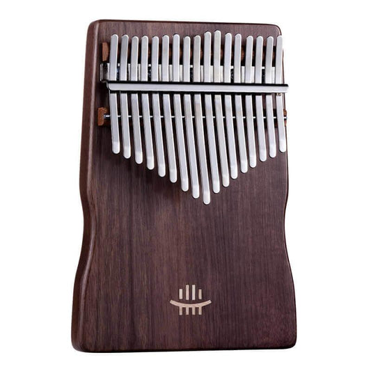 MiSoundofNature 17 Key Flat Board Kalimba Thumb Piano, Walnut S-Plate Single Board C Tone Kalimba Instrument - MiSoundofNature
