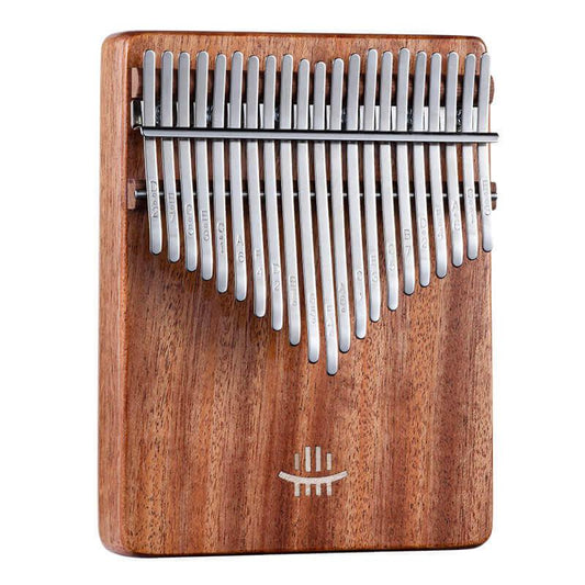 MiSoundofNature 21 Key Hollow Kalimba Thumb Piano, Box Resonace Walnut Wood Kalimba Instrument Trepanning C Tone With a Hole at The Bottom - MiSoundofNature