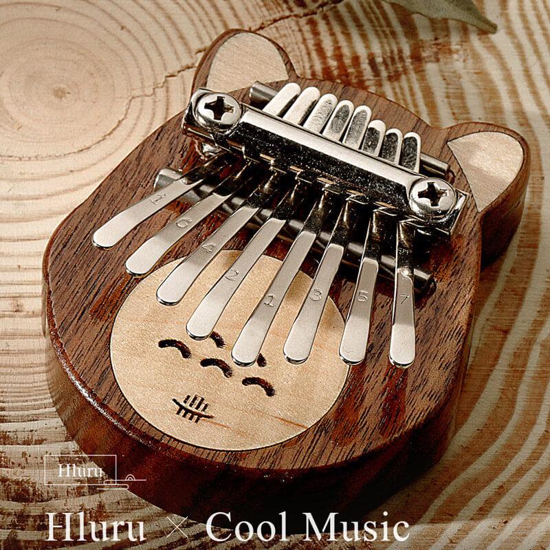 MiSoundofNature Mini 8 Key Thumb Piano Kalimba, Walnut & Maple Totoro Portable Finger Piano For Kids & Adult Beginners - MiSoundofNature